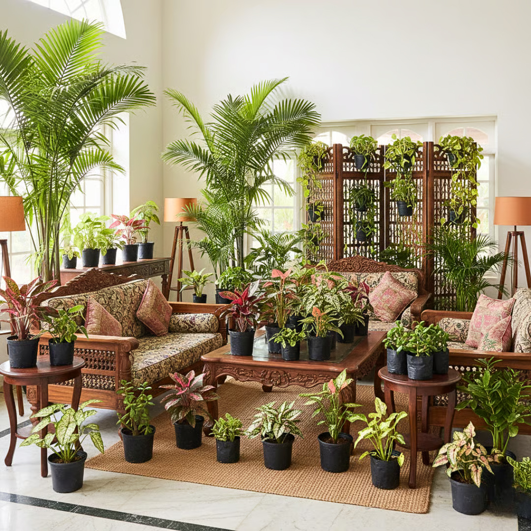 hanging indoor plant 